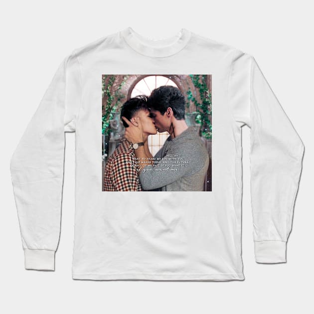 Malec Long Sleeve T-Shirt by nathsmagic